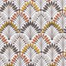 Baumwollstoff Cretonne Fächer – taupe/elfenbein,  thumbnail number 1