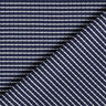 Rippenjersey Mini Streifen – marineblau/weiss,  thumbnail number 5
