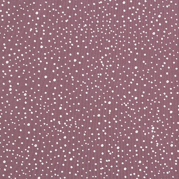 Baumwolljersey unregelmäßige Punkte – aubergine