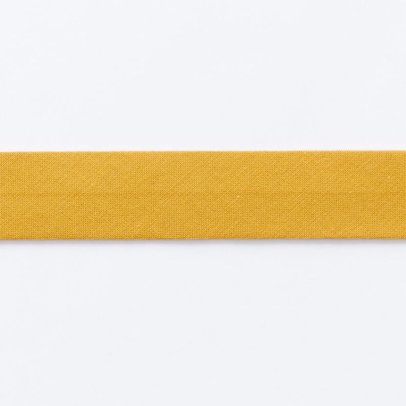Schrägband Bio-Baumwolle [20 mm] – senf,  image number 1