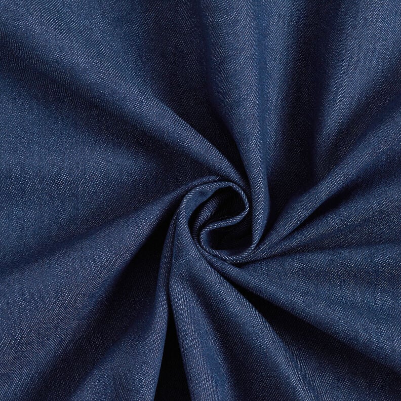 Baumwoll-Denim Stretch medium – marineblau, image number 1