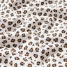 Baumwollpopeline Leoprint – elfenbein/rehbraun,  thumbnail number 2