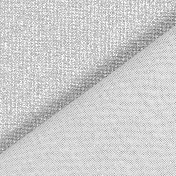 Beschichtete Baumwolle Glitzer – silber,  image number 3