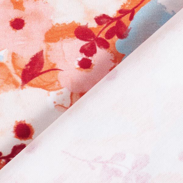GOTS Baumwolljersey Vögel & Blumen | Tula – rosa, image number 6