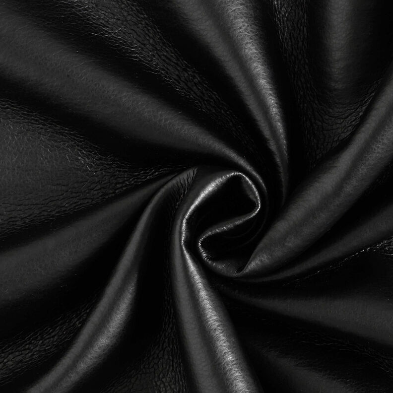 B-Ware Lederimitat mit Kunstfell Abseite Uni – schwarz/hellaltrosa,  image number 5