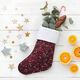Baumwollstoff Popeline springende Hirsche – merlot/gold,  thumbnail number 6