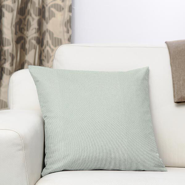 Dekostoff Halbpanama Lurex – mintgrün | Reststück 50cm