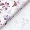 Dekostoff Baumwollpopeline Schmetterlinge & Orchideen – pastellviolett,  thumbnail number 4