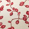 Dekostoff Gobelin Hagebutten – hellbeige/rot,  thumbnail number 10