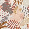 Baumwollstoff Cretonne abstrakte Dschungelpflanzen – terracotta/apricot,  thumbnail number 6