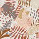 Baumwollstoff Cretonne abstrakte Dschungelpflanzen – terracotta/apricot,  thumbnail number 6