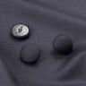 Bezogener Halbkugel–Knopf Gloss – marineblau,  thumbnail number 4