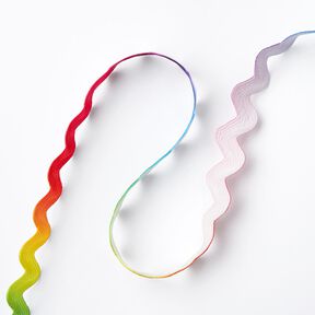 Zackenlitze Regenbogen [Ø 10 mm] – rot, 