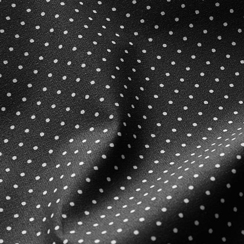 Beschichtete Baumwolle kleine Punkte – schwarz,  image number 3