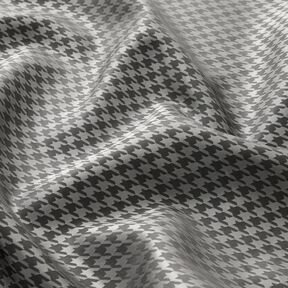Futterstoff Jacquard Hahnentritt – hellgrau/dunkelgrau, 