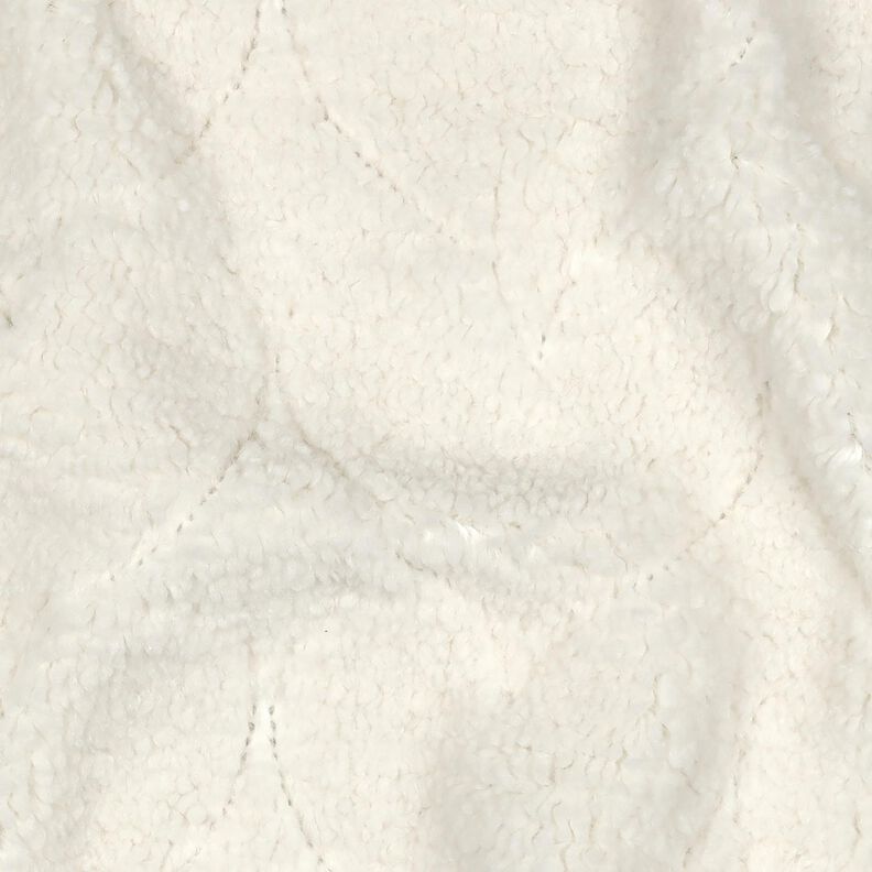 Kunstfell Herzmuster | Poppy Fabrics – wollweiss,  image number 2