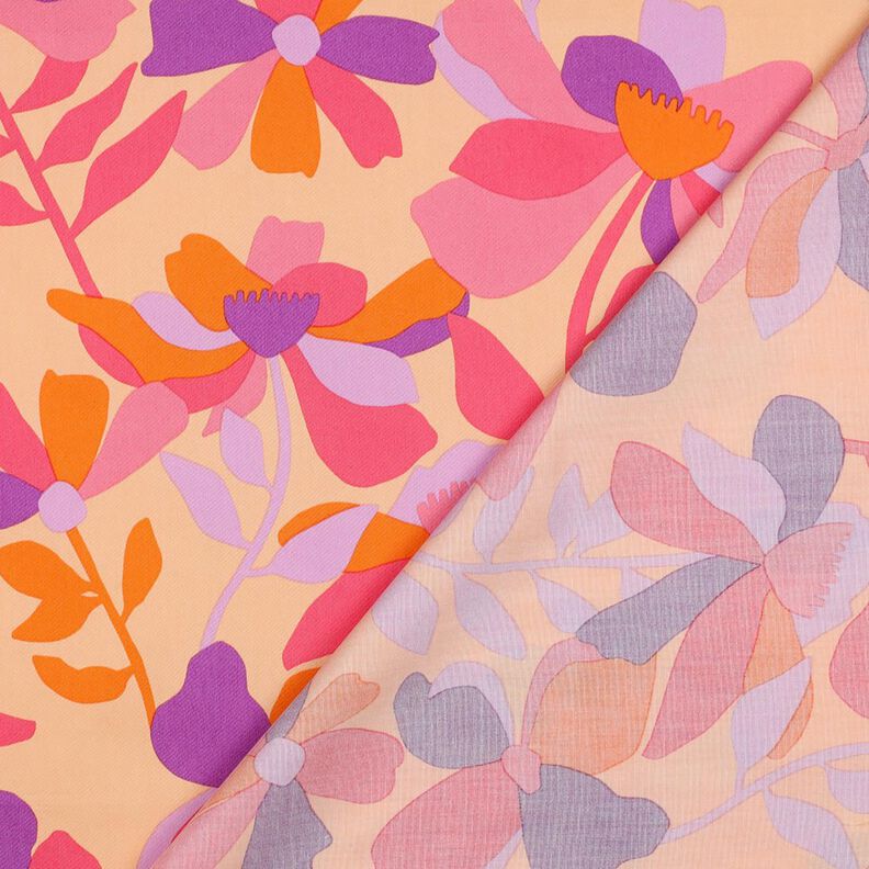 Baumwollsatin Cloverdale | Nerida Hansen – apricot/pink,  image number 4