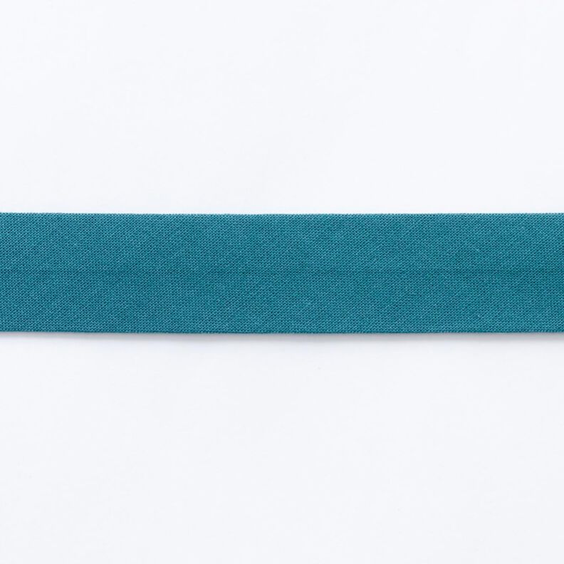 Schrägband Bio-Baumwolle [20 mm] – petrol,  image number 1