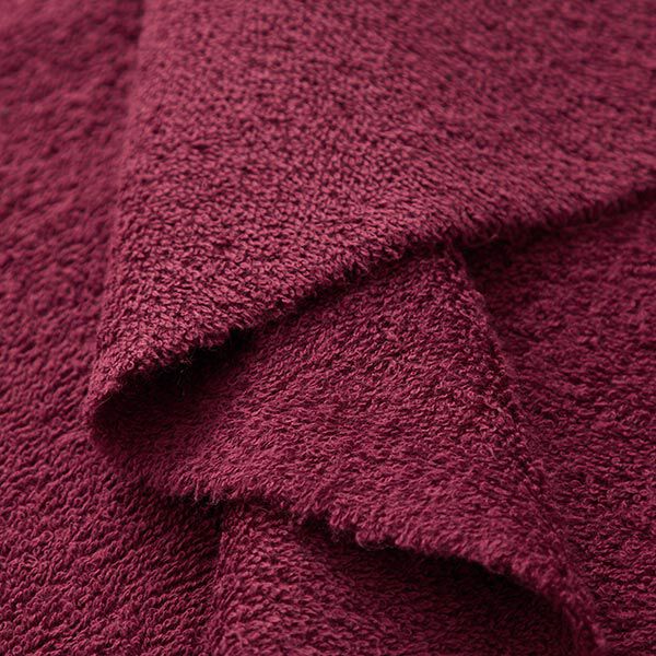 Frotteestoff – bordeauxrot,  image number 4