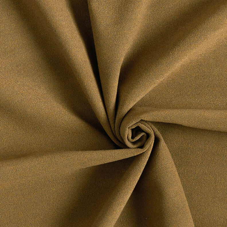 Mantelstoff Velours Uni – khaki,  image number 1