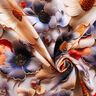 Viskosestoff Margeriten Digitaldruck – apricot/pastellflieder,  thumbnail number 3
