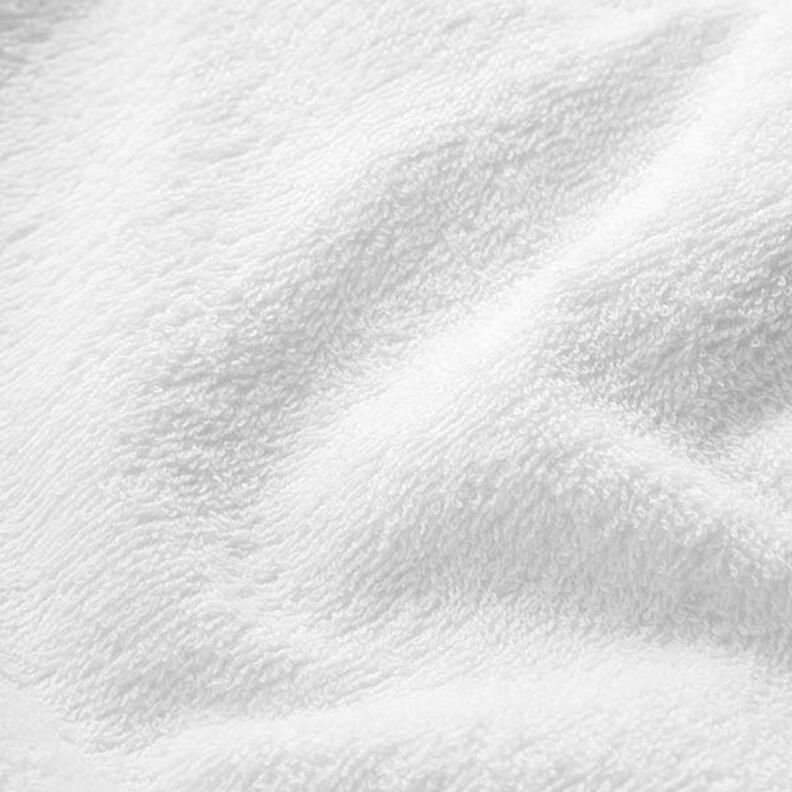 Frotteestoff – weiss,  image number 3