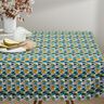 Baumwollstoff Cretonne Ethno-Druck – brilliantblau/senf,  thumbnail number 8