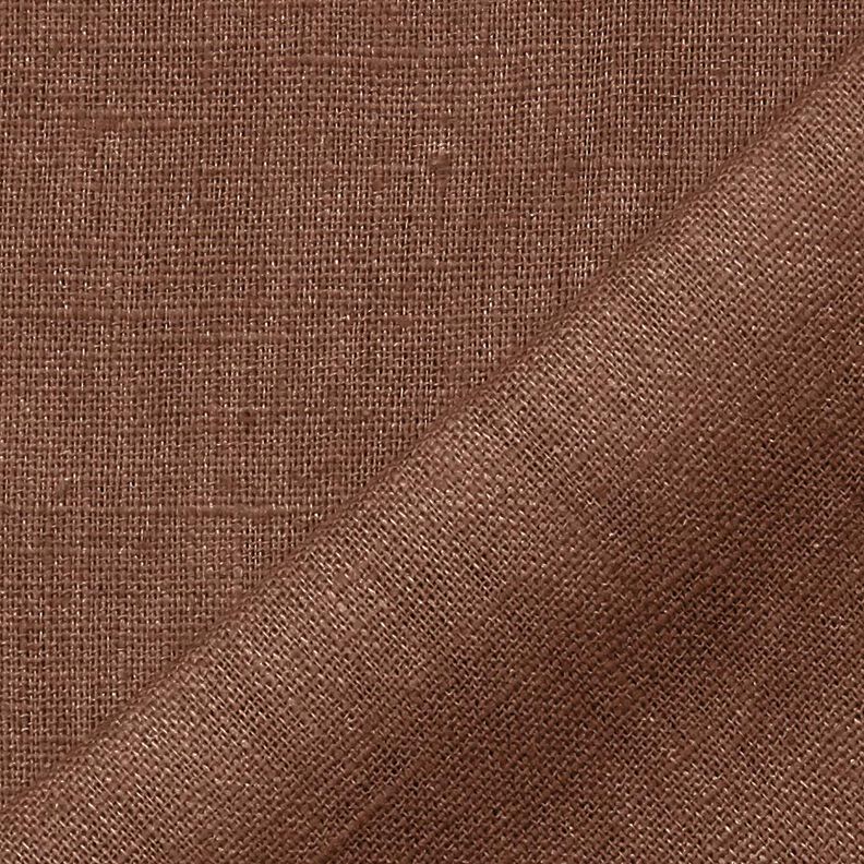 Leinenstoff Ramie-Mix medium – maronenbraun,  image number 3