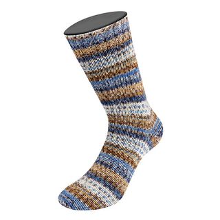 Meilenweit 100 Merino extrafine Duetto, 100g | Lana Grossa – creme/hellblau, 