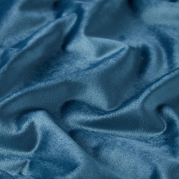 Dekostoff Samt – blaugrau, image number 2