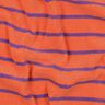 Frotteejersey Streifen | Poppy Fabrics – orange/rotlila,  thumbnail number 2