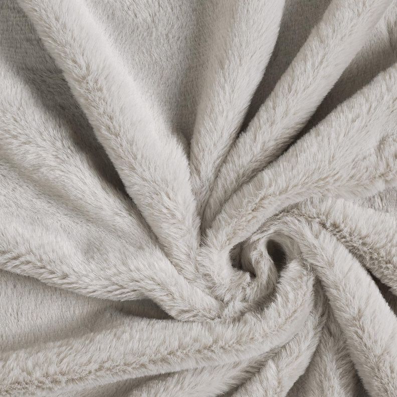 Hochwertiges, einfarbiges Kunstfell – hellgrau,  image number 1