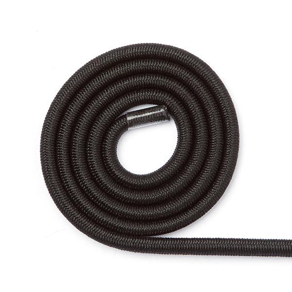 Gummikordel [Ø 3 mm] - schwarz,  image number 1
