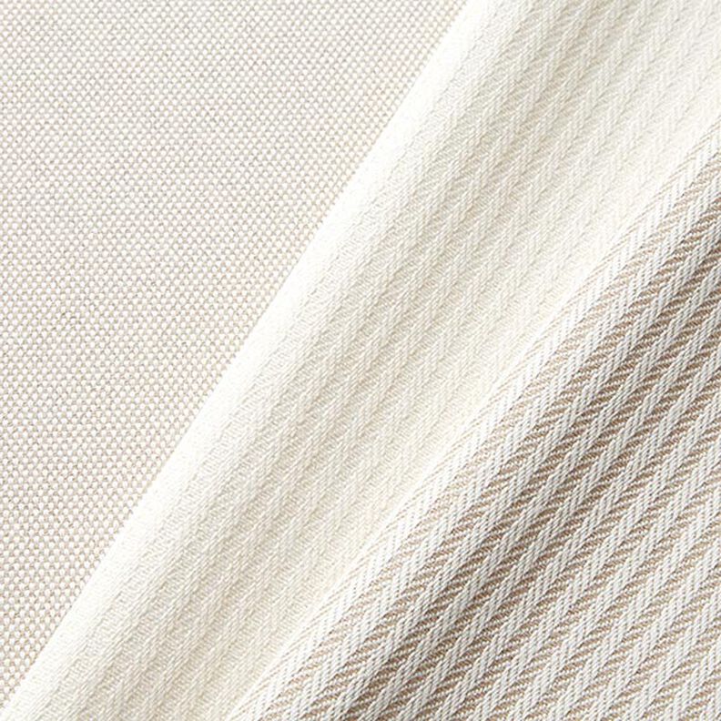 Dekostoff Jacquard dezente Streifen – dunkelbeige, image number 4