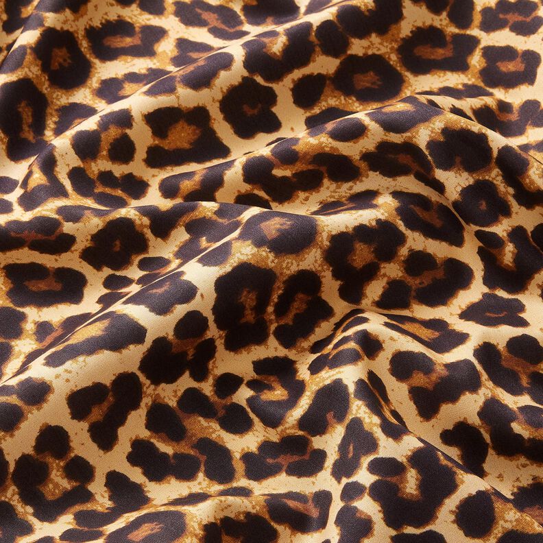 Viskosestoff Leo – beige/schwarz,  image number 2
