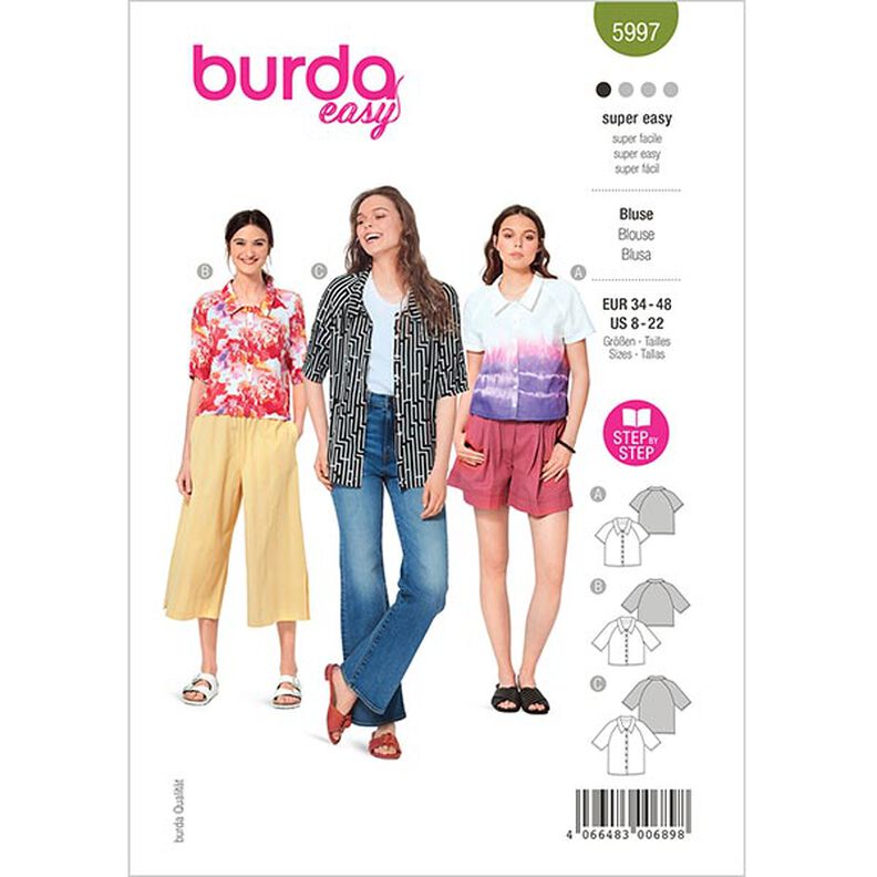 Bluse | Burda 5997 | 34–48,  image number 1