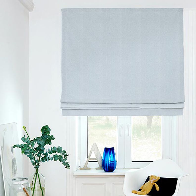 Dekostoff Halbpanama Chambray recycelt – hellblau/natur,  image number 5