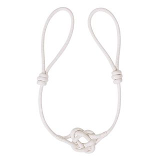 Raffhalter mit Knoten, längenverstellbar – creme | Gerster, 