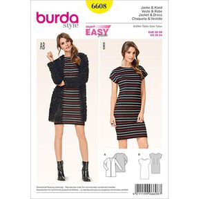 Jacke / Kleid | Burda 6608 | 34-48, 