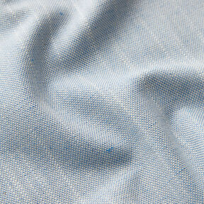 Dekostoff Halbpanama leichte Struktur – hellblau/hellbeige, 