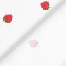 Baumwollpopeline Erdbeeren – weiss,  thumbnail number 4