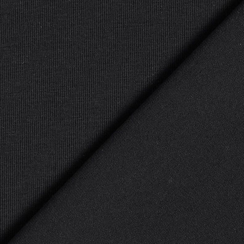 GOTS Baumwolljersey | Tula – schwarz,  image number 3