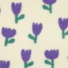 Teddyplüsch Tulpen | Poppy Fabrics – elfenbein,  thumbnail number 1