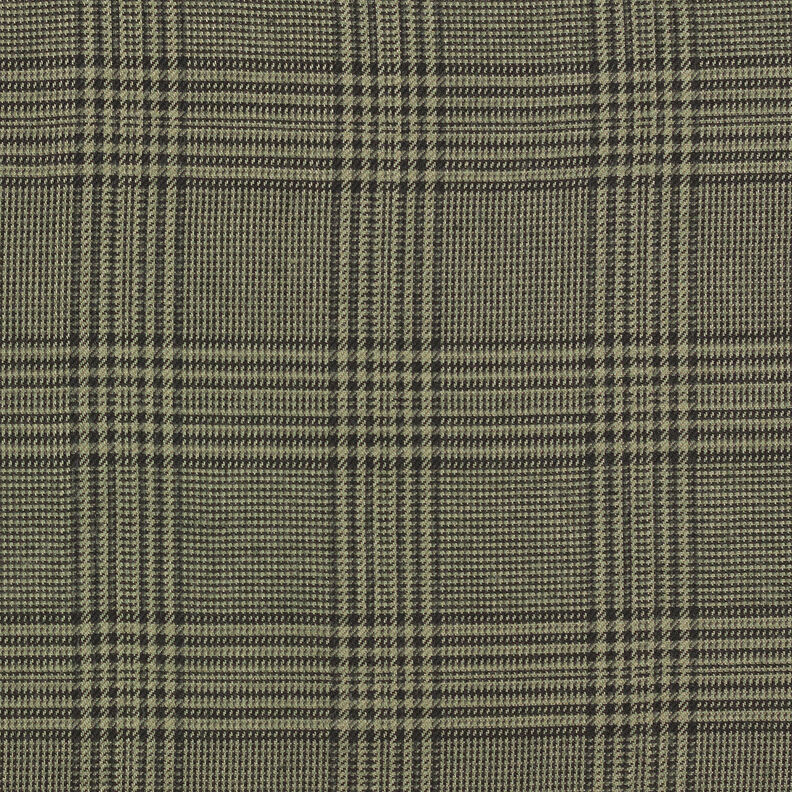Viskosestoff Glencheck – oliv,  image number 1