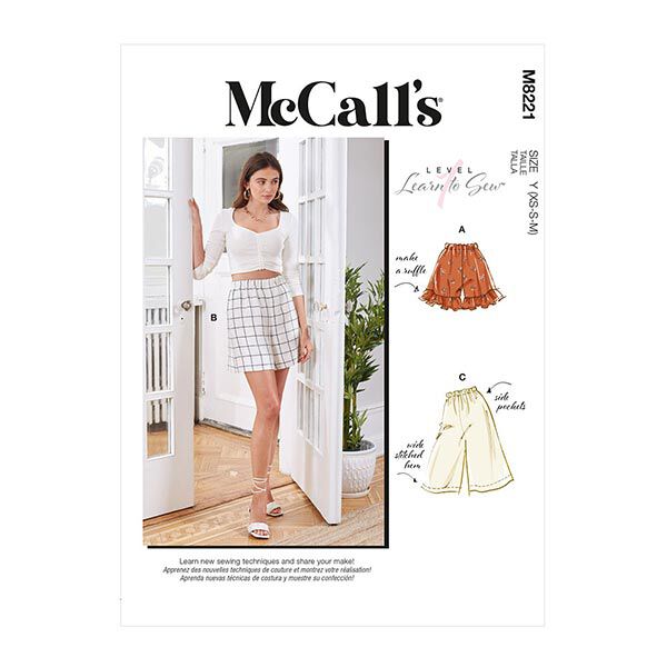 Shorts |McCalls 8221 | 40-48,  image number 1