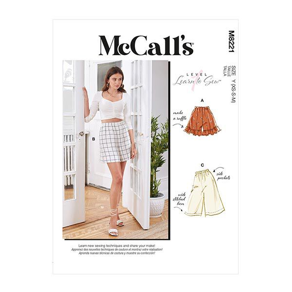 Shorts |McCalls 8221 | 40-48, image number 1