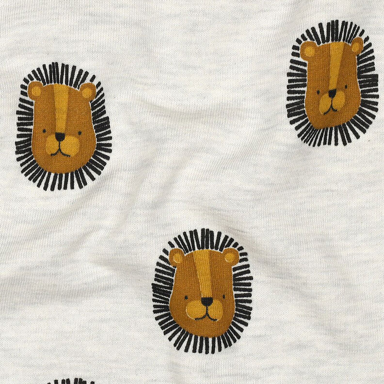 Sweatshirt Löwen | by Poppy – wollweiss/rehbraun,  image number 2