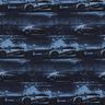 Baumwolljersey Rennauto Digitaldruck – schwarzblau,  thumbnail number 1