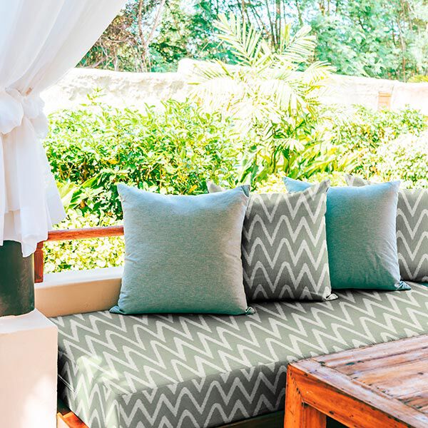 Outdoorstoff Jacquard Ikatmuster – schilf | Reststück 100cm