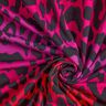 French Terry Sommersweat Farbverlauf Leopard Digitaldruck | by Poppy – purpur/feuerrot,  thumbnail number 3